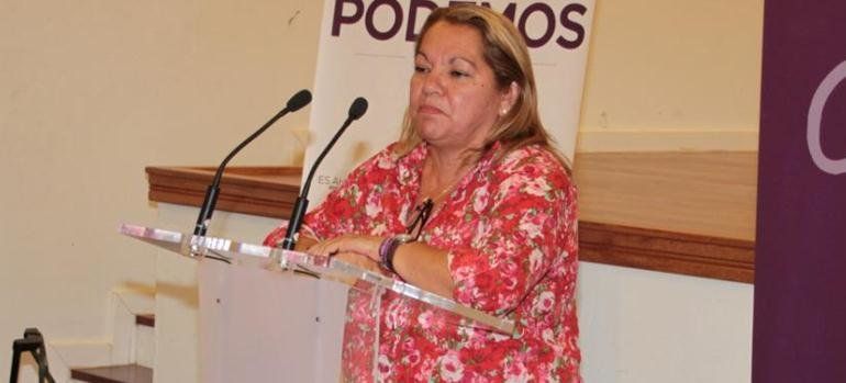 La secretaria de Podemos en Canarias ve un disparate crear la autoridad portuaria para Arrecife