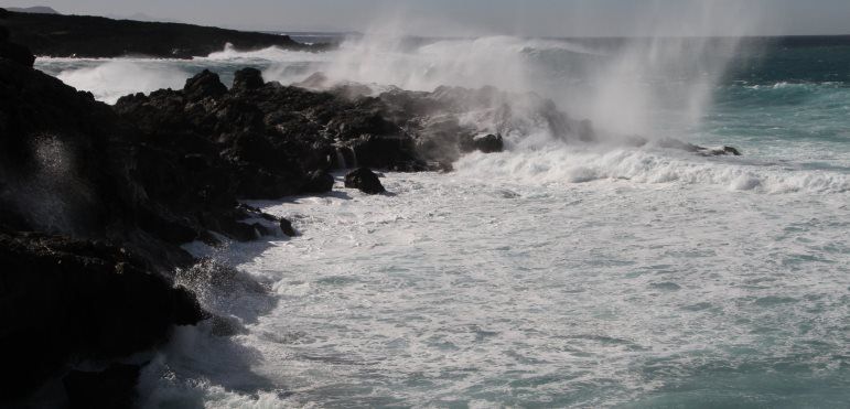 Declarada la prealerta por viento y fenómenos costeros para este jueves en Lanzarote