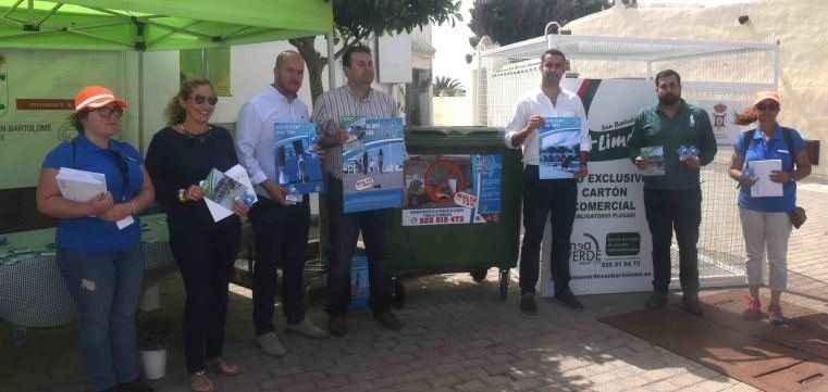 San Bartolomé lanza una campaña para concienciar a los vecinos sobre la limpieza en el municipio