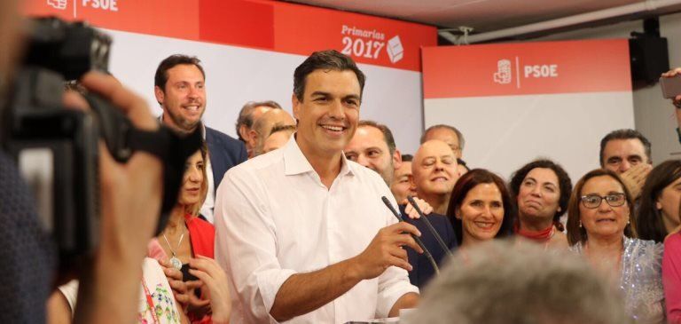 Pedro Sánchez gana las primarias socialistas y vuelve de nuevo a la Secretaría General