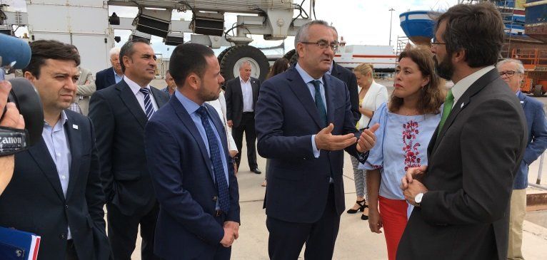 El presidente de Puertos del Estado confirma los 23 millones para el contradique del Puerto de Arrecife