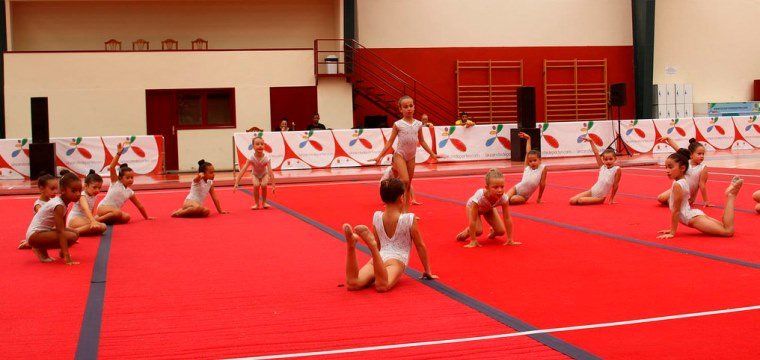 Lanzarote está celebrando el XXV Festival de Gimnasia Lolina Curbelo con cerca de 800 gimnastas
