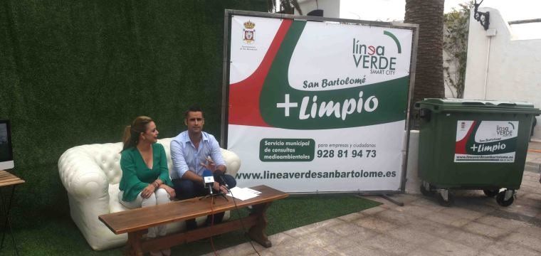 San Bartolomé presenta Línea Verde, una app para responder a incidencias en los servicios públicos