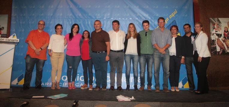 Imagen de la elección del actual Comité Local de CC en Arrecife