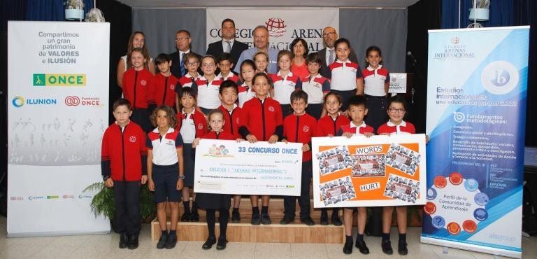 La ONCE y su Fundación entregan los premios del 33 Concurso Escolar contra el bullying