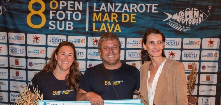 Daniel Ramírez y Flor González ganan la octava edición del Open Fotosub Lanzarote Mar de Lava