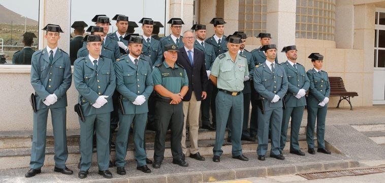 La Guardia Civil presenta a 15 nuevos agentes en prácticas en Lanzarote