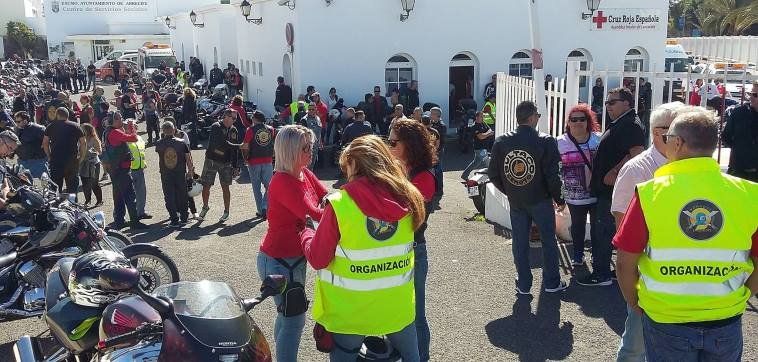 Lanzarote celebra la quinta Ruta Motera Solidaria a favor de Cruz Roja