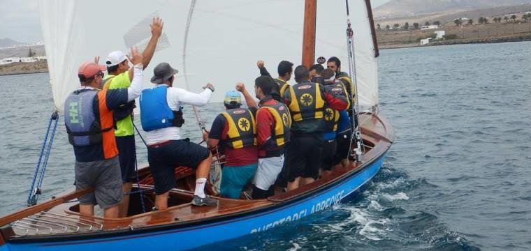 Puerto de Arrecife se convierte en el campeón de la Liga Insular de Barquillos de Vela Latina 2017