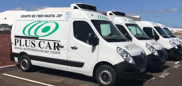 Plus Car launches the rental of vans without a driver with isothermal refrigeration and loading systems