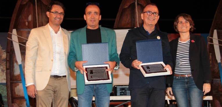 El pregón de los hermanos Miguel y Francisco Cedrés inicia las fiestas del Carmen de Valterra