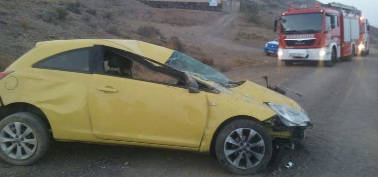 Herido un hombre de 35 años tras salirse de la carretera con su coche cerca de Mala