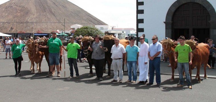 José Domingo Rodríguez gana el premio a mejor carnero raza canaria de la Feria Insular de Ganado