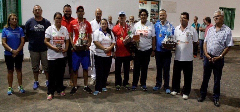 Ajei "A" y Tropical "A", campeones del Torneo de Petanca San Ginés 2017