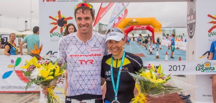 James Cunnama y Anne Haug, vencedores del IRONMAN 70.3 Lanzarote