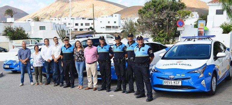 San Bartolomé, "pionero" en Lanzarote en proporcionar vehículos híbridos a la Policía Local