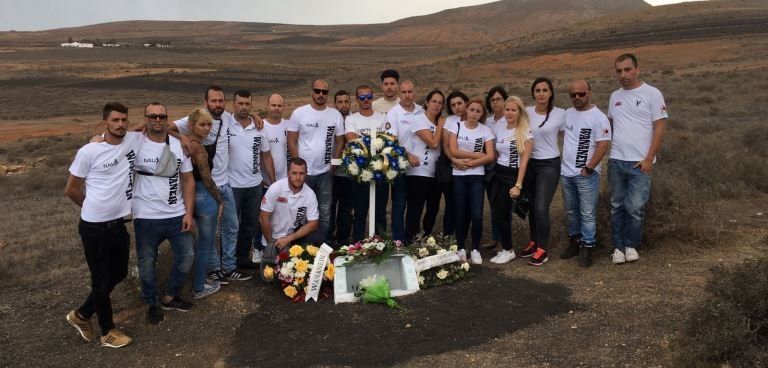 Sentido homenaje a Nauzet, fallecido en accidente de moto en Los Valles