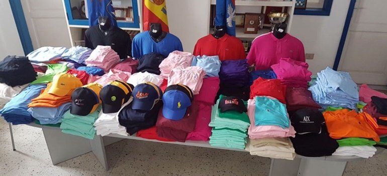 Tres imputados y 1.220 prendas falsificadas incautadas en una nueva operación de la Policía de Arrecife