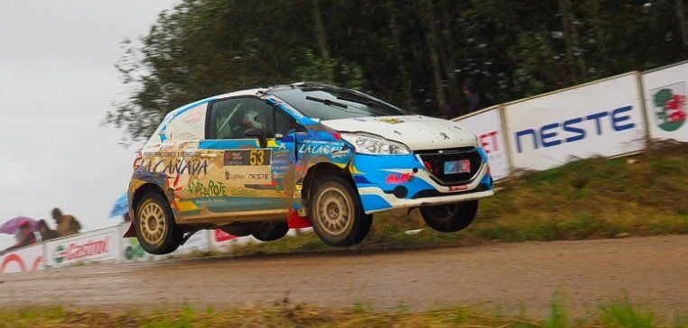 Raúl Hernández cumple con todos los objetivos marcados en el Rally Liepaja