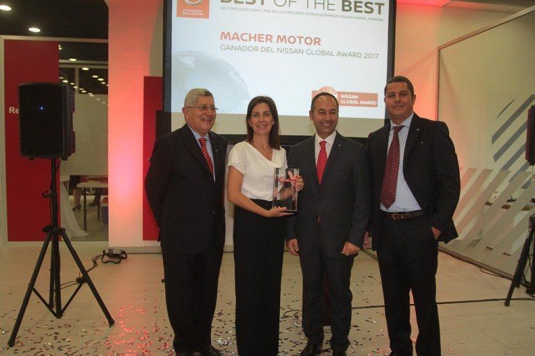 Macher Motor gana el Global Awards 2017 como mejor concesionario Nissan en España