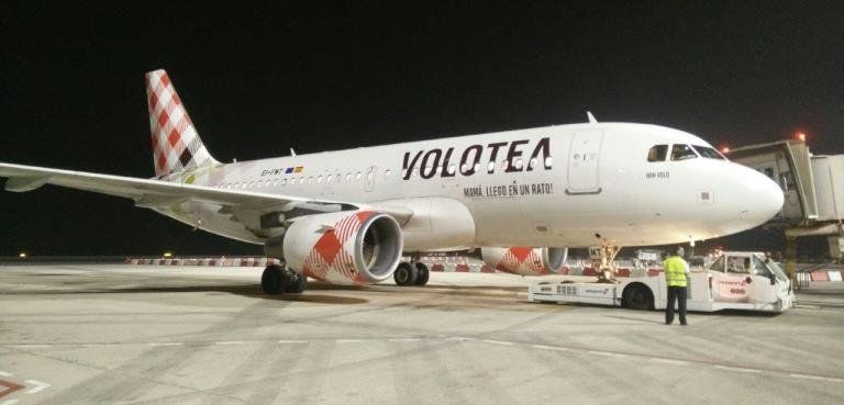 Avión de la aerolínea Volotea