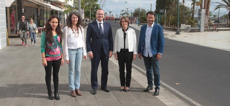 El alcalde de Las Palmas de Gran Canaria destaca la "valentía" de De Anta por la semipeatonalización