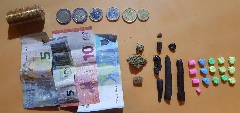 Detenida en Arrecife una joven de 19 años con "gran cantidad" de hachís, marihuana y éxtasis