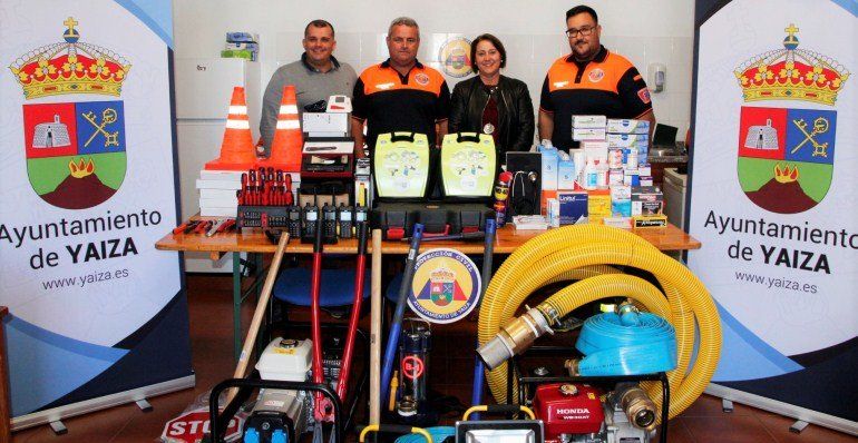 Yaiza invierte 25.000 euros en la compra de material para Protección Civil