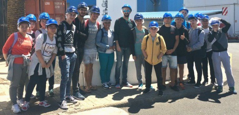 Más de un centenar de estudiantes visitaron la central eléctrica de Punta Grande a lo largo de 2017