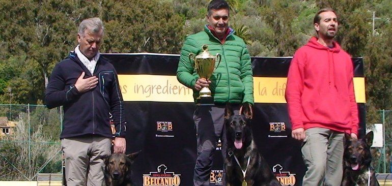 El lanzaroteño Alejandro Morín, campeón de Canarias de Adiestramiento de Pastor Alemán por quinta vez