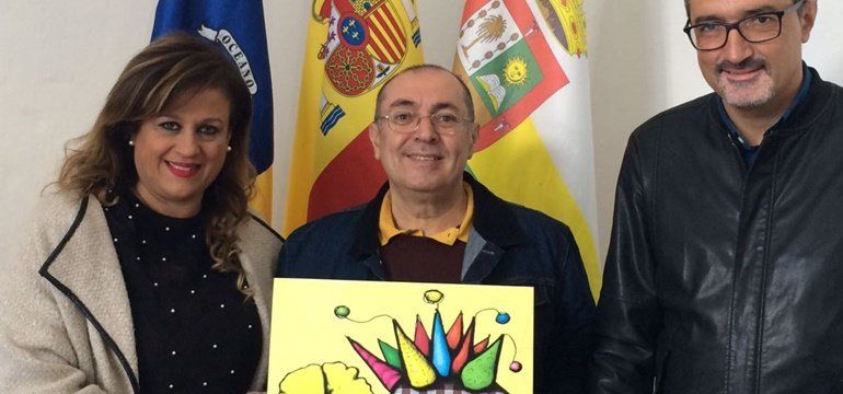 Sergio Rodríguez gana el concurso del cartel del Carnaval de Haría con su 'Dragona Enamorada'