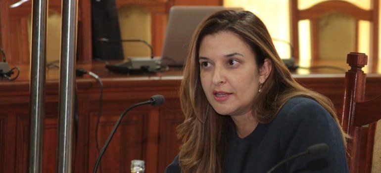 Saray Rodríguez afirma que no piensa en mociones de censura en el Cabildo: "He venido para quedarme"