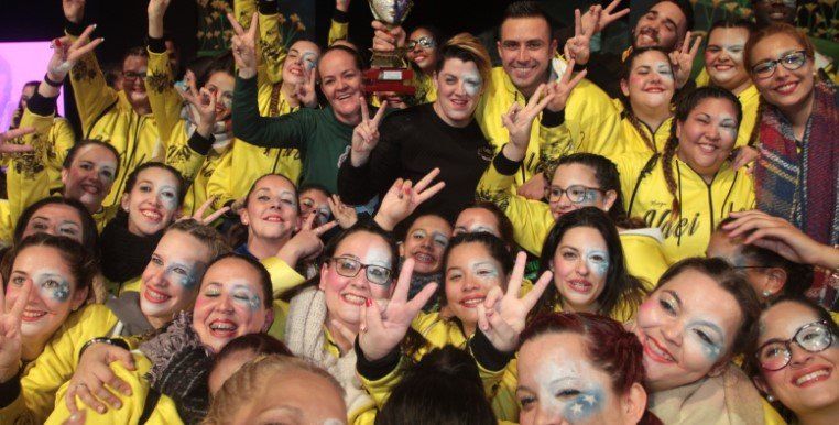 Las Vacilonas, triunfadoras en el Concurso de Murgas del Carnaval de Arrecife 2018