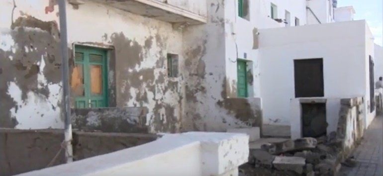Arrecife aprueba la reparación "de urgencia" de viviendas con peligro de derrumbre en Valterra