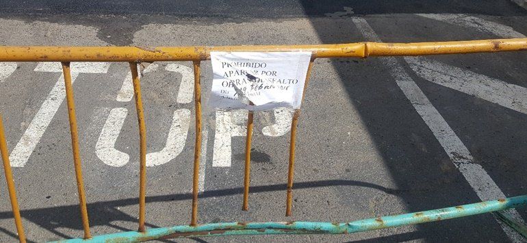 Critica el corte de calles por obras de reasfaltado en San Bartolomé "sin previo aviso": "Es un caos"