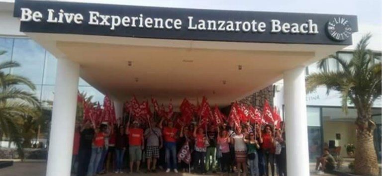 CCOO inicia nuevas protestas en un hotel de Costa Teguise y pide al Cabildo que intervenga