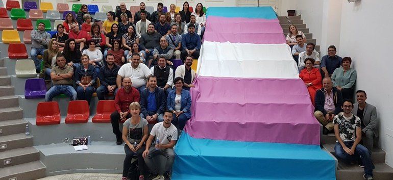 Los jóvenes de CC en Lanzarote y la Asociación Lánzate reivindican los derechos de las personas trans