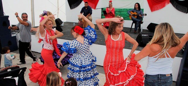 Playa Blanca se llenó el fin de semana de arte andaluz con su Feria de Abril