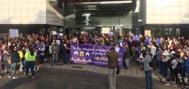 Lanzarote se suma a las protestas de indignación por la sentencia de La Manada