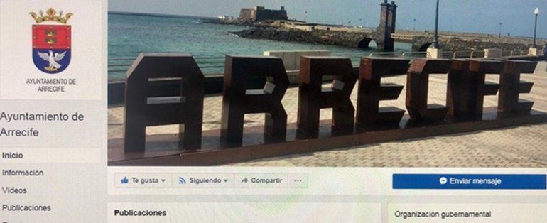 El Ayuntamiento de Arrecife estrena página en Facebook para una comunicación "inmediata" con los vecinos