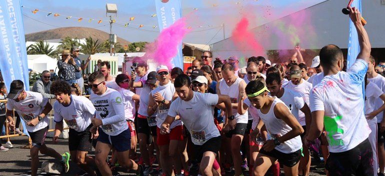 Doscientos atletas participaron de la I Carrera de Colores de las Fiestas de Uga