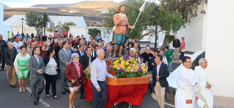 Imagen de archivo de las fiestas patronales de Uga