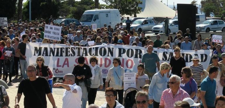 Lanzarote se suma a las movilizaciones del 19-M "por una sanidad pública de calidad"
