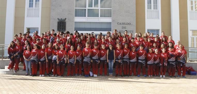 Noventa y tres deportistas lanzaroteños participan esta semana en el Campeonato de Canarias Escolar
