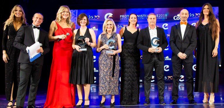 Viajes La Molina premiada como Mejor agencia de grupos de España de 2017 por Costa Cruceros