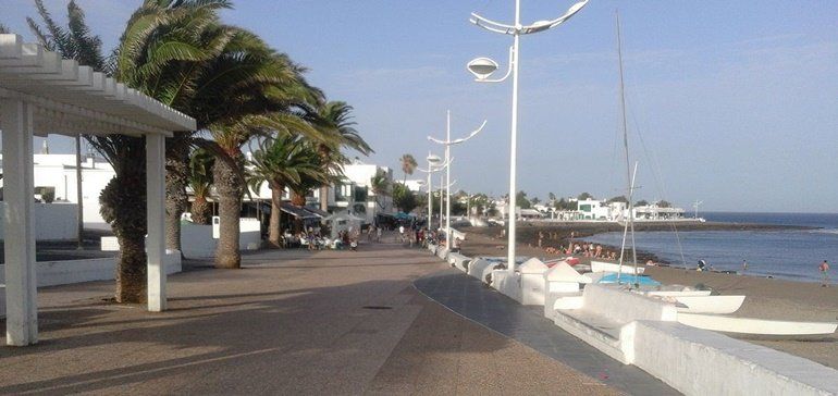Un centenar de palmeras de Playa Honda afectadas por una plaga de picudo recibirán tratamiento