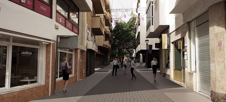 Las obras para peatonalizar la calle Antonio Porlier y Soprani comenzarán "previsiblemente" la próxima semana
