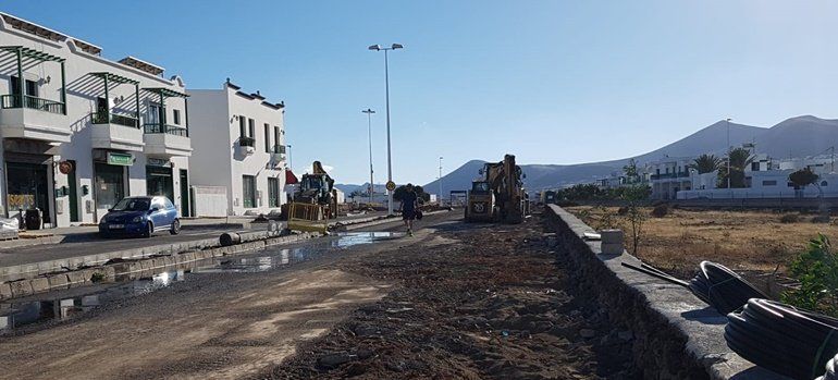 El PSOE de Tías pide zonas de aparcamiento durante las obras de la Avenida Alcalde Florencio Suárez