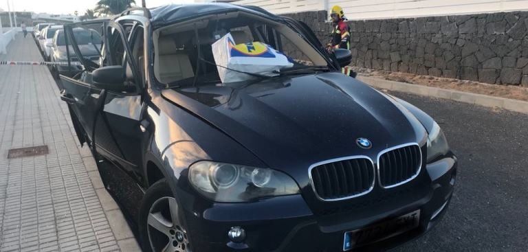 Un producto de limpieza "con alto contenido de acelerante" provocó la explosión del coche en Playa Blanca