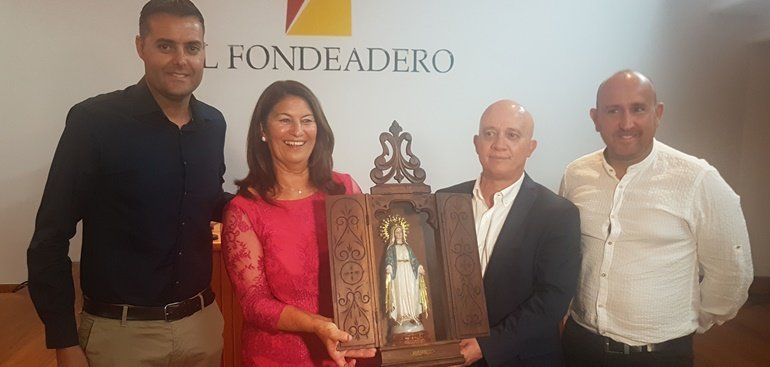 La imagen de La Milagrosa reaparece en el pregón de las fiestas de Puerto del Carmen tras 200 años